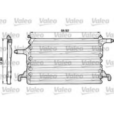 816719 VALEO Конденсатор, кондиционер