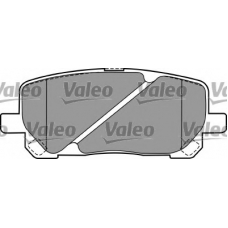 597516 VALEO Комплект тормозных колодок, дисковый тормоз
