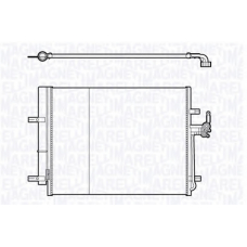 350203712000 MAGNETI MARELLI Конденсатор, кондиционер