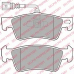 LP2087 DELPHI Комплект тормозных колодок, дисковый тормоз