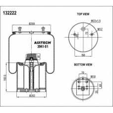 3941-01  KPP Airtech Кожух пневматической рессоры