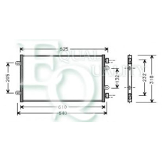 CO0264 EQUAL QUALITY Конденсатор, кондиционер