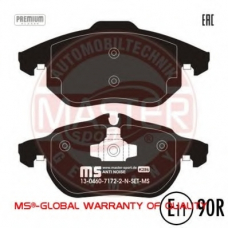 13046071722N-SET-MS MASTER-SPORT Комплект тормозных колодок, дисковый тормоз