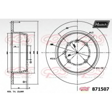 871507.6060 MAXTECH Тормозной диск