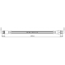 VBJ553 MOTAQUIP Тормозной шланг