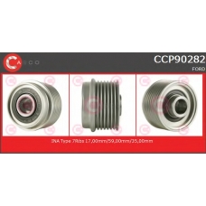 CCP90282 CASCO Ременный шкив, генератор