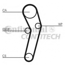 CT631 CONTITECH Ремень ГРМ