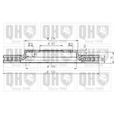 BDC5168 QUINTON HAZELL Тормозной диск