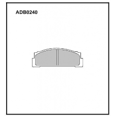 ADB0240 Allied Nippon Тормозные колодки