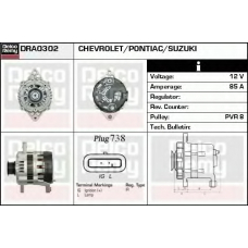 DRA0302 DELCO REMY Генератор