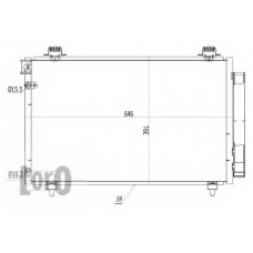 051-016-0009 LORO Конденсатор, кондиционер