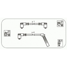 SBS5 JANMOR Комплект проводов зажигания