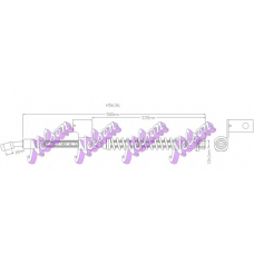 H5636 Brovex-Nelson Тормозной шланг