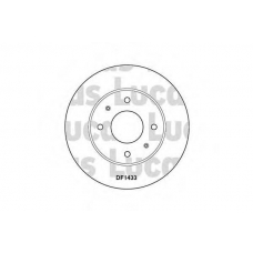 DF1433 TRW Тормозной диск