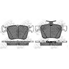 PN33003 NiBK Комплект тормозных колодок, дисковый тормоз