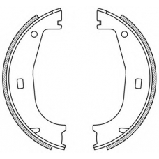 BSA2155.00 OPEN PARTS Комплект тормозных колодок