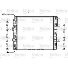 733422 VALEO Радиатор, охлаждение двигателя