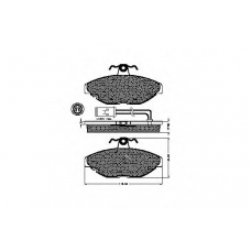 30175 SPIDAN Комплект тормозных колодок, дисковый тормоз