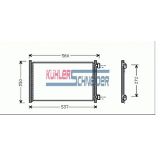 1723701 KUHLER SCHNEIDER Конденсатор, кондиционер