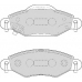 FD6967A NECTO Комплект тормозных колодок, дисковый тормоз
