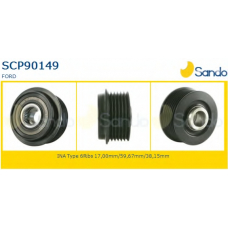 SCP90149 SANDO Ременный шкив, генератор