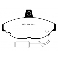 DP2467 EBC Brakes Колодки тормозные