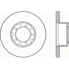 BDR1783.10 OPEN PARTS Тормозной диск