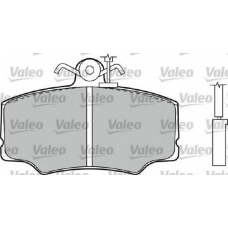 598005 VALEO Комплект тормозных колодок, дисковый тормоз