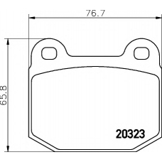 8DB 355 007-001 HELLA PAGID Комплект тормозных колодок, дисковый тормоз