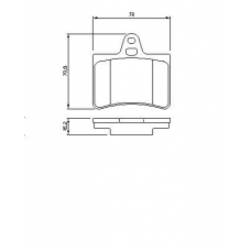 0 986 424 580 BOSCH Комплект тормозных колодок, дисковый тормоз