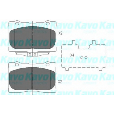KBP-2039 KAVO PARTS Комплект тормозных колодок, дисковый тормоз