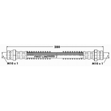 FBH7043 FIRST LINE Тормозной шланг