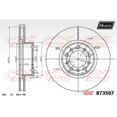 873507.6980 MAXTECH Тормозной диск