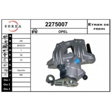 2275007 EAI Тормозной суппорт