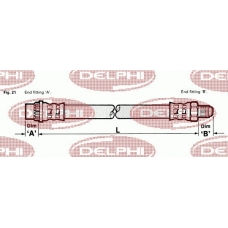 LH3773 DELPHI Тормозной шланг