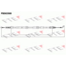 FBS02088 FTE Трос, стояночная тормозная система