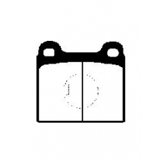 1501224704 S.b.s. Комплект тормозных колодок, дисковый тормоз