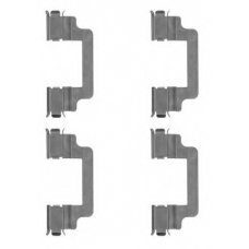 8DZ 355 204-731 HELLA Комплектующие, колодки дискового тормоза