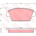 GDB945 TRW Комплект тормозных колодок, дисковый тормоз