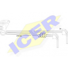 610280 C ICER Сигнализатор, износ тормозных колодок