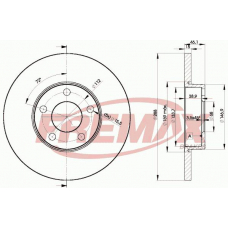 BD-4061 FREMAX Тормозной диск