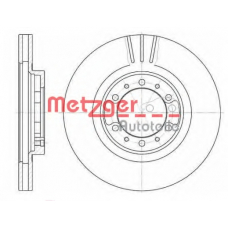 6110331 METZGER Тормозной диск
