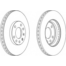 DDF1644-1 FERODO Тормозной диск