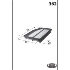 ELP9308 MECAFILTER Воздушный фильтр