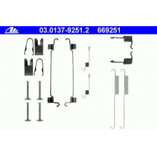 03.0137-9251.2 ATE Комплектующие, тормозная колодка