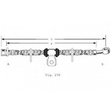 PHD186 TRW Тормозной шланг