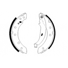 8DB 355 004-631 HELLA Комплект тормозных колодок