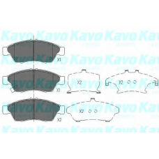 KBP-8510 KAVO PARTS Комплект тормозных колодок, дисковый тормоз