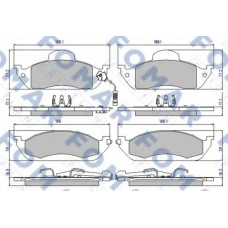 FO 901381 FOMAR ROULUNDS Комплект тормозных колодок, дисковый тормоз