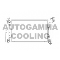 104126 AUTOGAMMA Радиатор, охлаждение двигателя